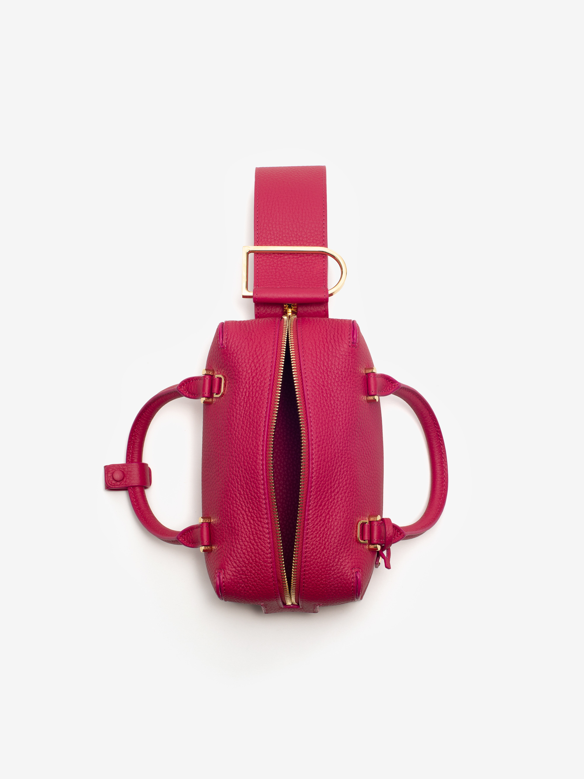 Cool Box Mini Taurillon Soft Framboise Delvaux